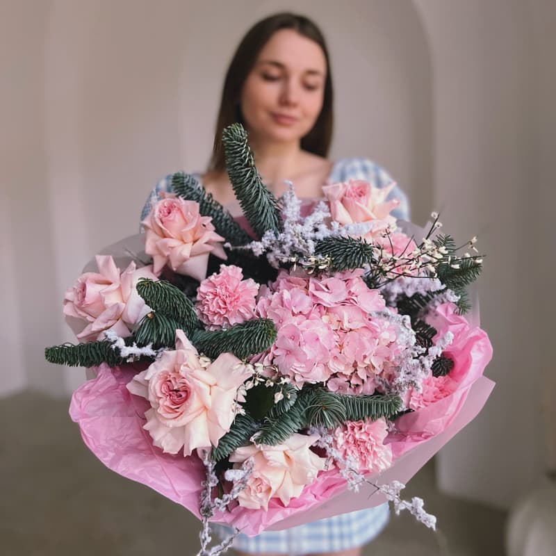 Новогодний букет "LOVE U DEERLY" — Фото 2
