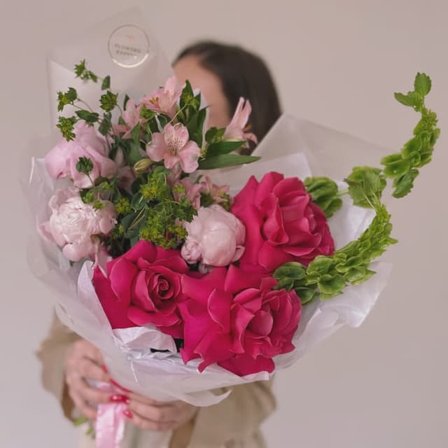 Садовый букет с пионами "GARDEN #11"