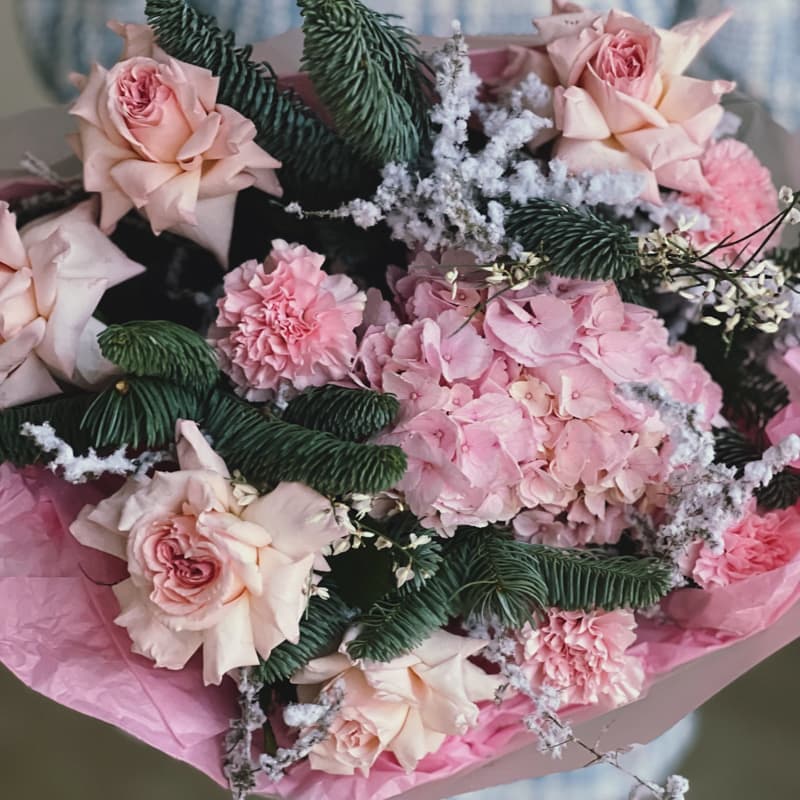 Новогодний букет "LOVE U DEERLY" — Фото 3
