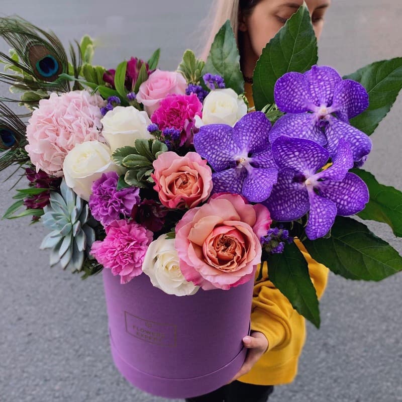 Шляпная коробка "VIOLET"