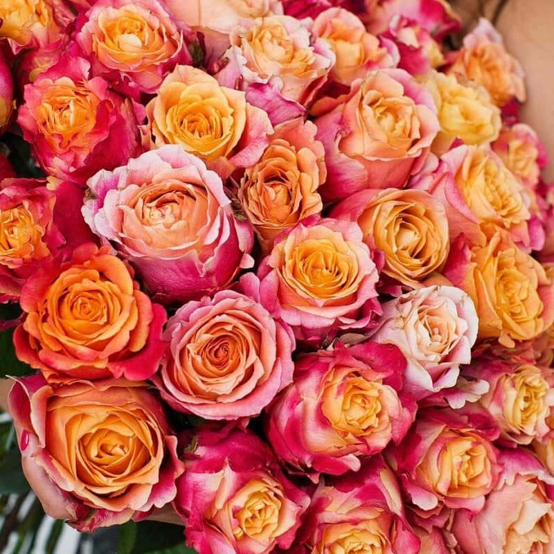 Открыть фото крупно Букет из 51 розы 3D 60 см "ROSES 40" — Фото 3