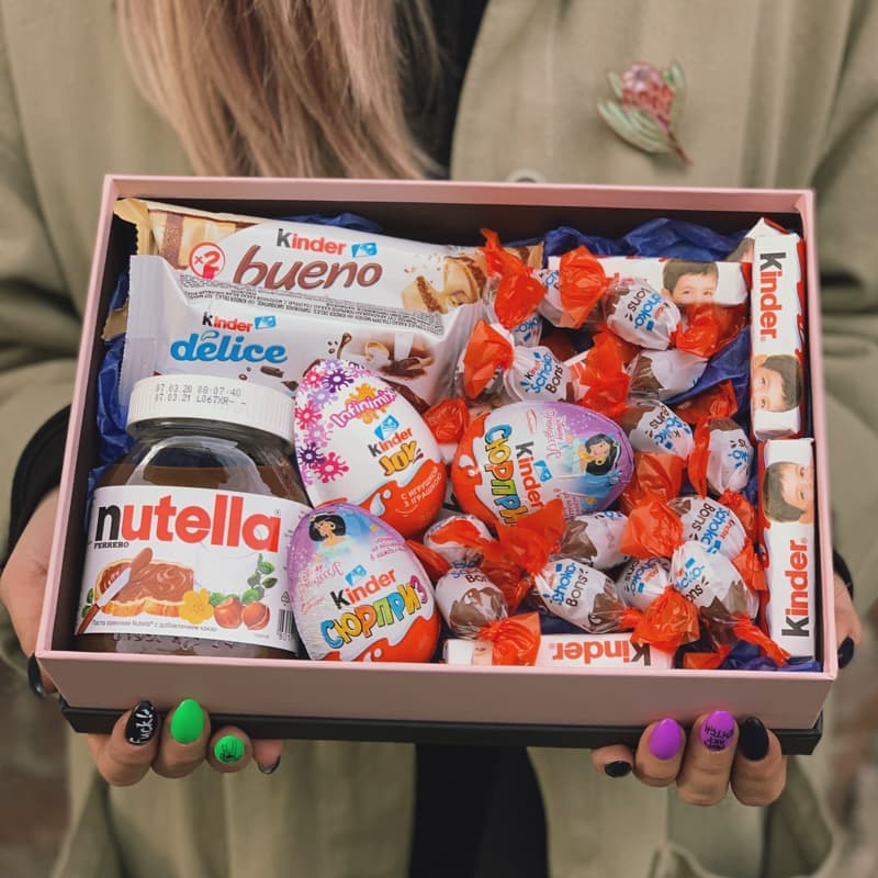 Открыть фото крупно Коробочка со сладостями "NUTELLA LOVE" — Фото 2